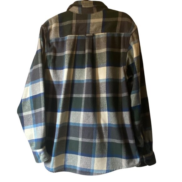 Orvis Pine Street Blue Green Plaid Button-Up Shirt Shacket Jacket Men L - Picture 2 of 9